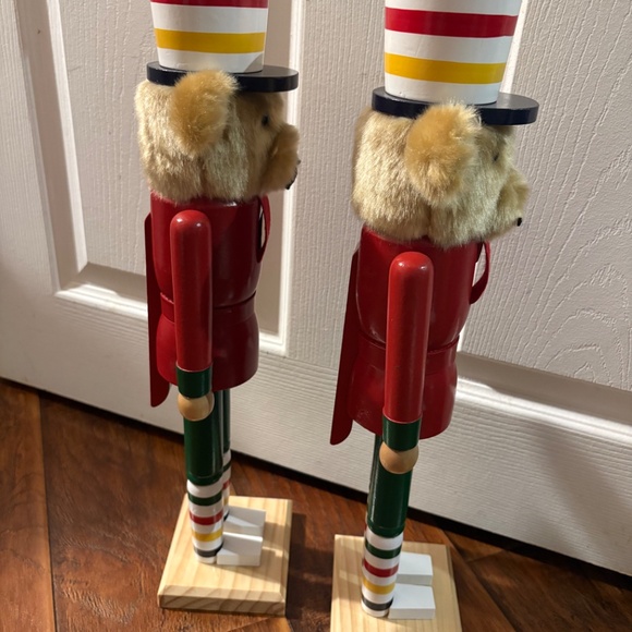 NEW RARE 2-pack 18" Hudson’s Bay Company HBC Stripes Nutcracker Multistripes - Picture 14 of 16